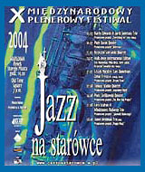  plakat imprezy 'Jazz na Starówce 2004' 