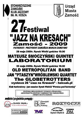  27 Festiwal "Jazz na Kresach", plakat 2009 