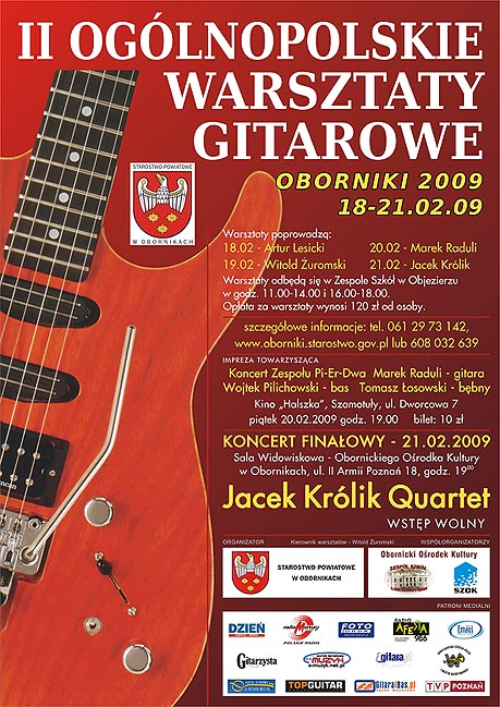  II Ogólnopolskie Warsztaty Gitarowe, Oborniki 2009 