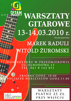  Warsztaty 'Barwy gitary', 13-14.III 
